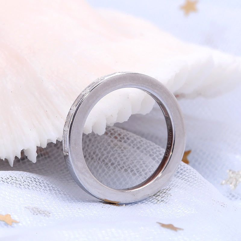 0.45CTW Baguette Channel Wedding Ring